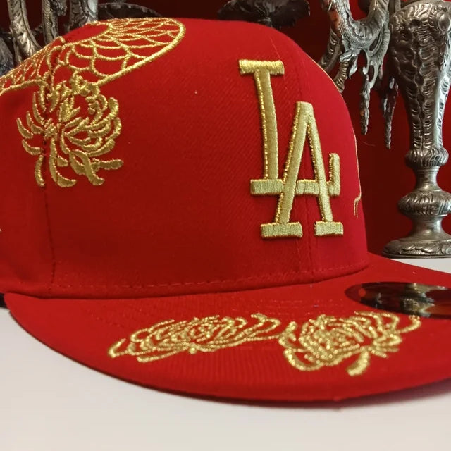 NEW ERA LOS ANGELES DODGERS YEAR OF THE SNAKE EMBROIDERED CASUAL BASEBALL CAP