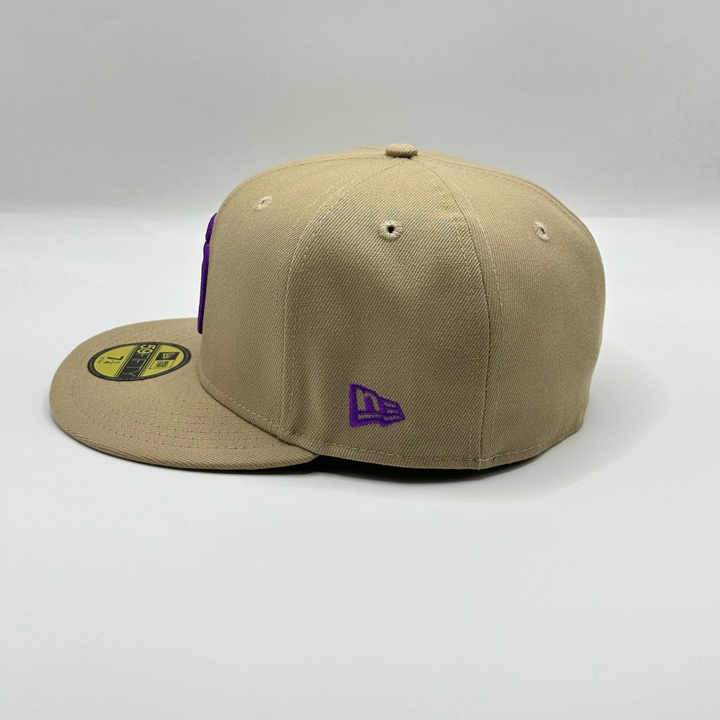 NEW ERA PB&J CAMEL SAN DIEGO SD PADRES 1998 WORLD SERIES 59 FITTED HAT CAP