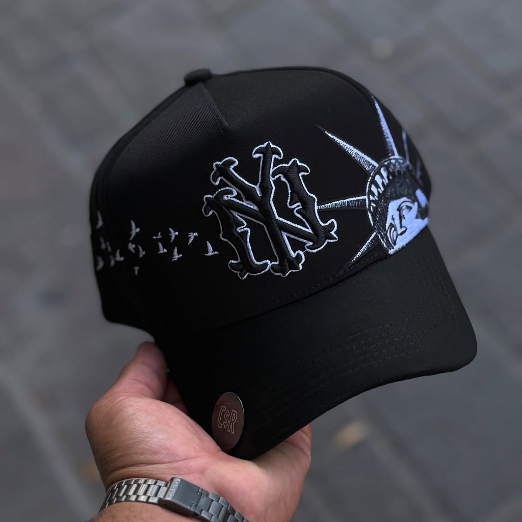 NEW ERA GORRA DANDY HATS NY ILOVE NEGRO UNITALLA LISA EMBROIDERED CASUAL BASEBALL CAP