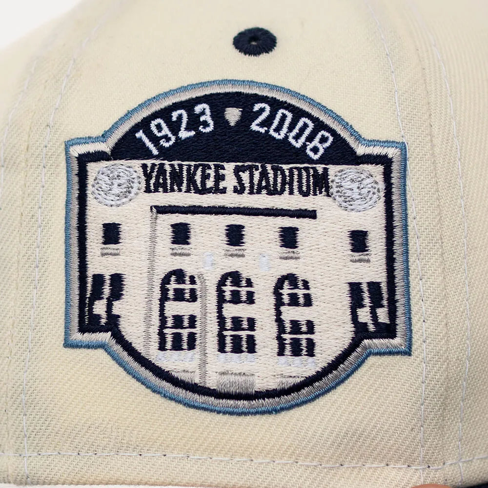NEW ERA 59FIFTY MLB NEW YORK YANKEES YANKEE STADIUM 2008 TWO TONE/ SKY BLUE UV