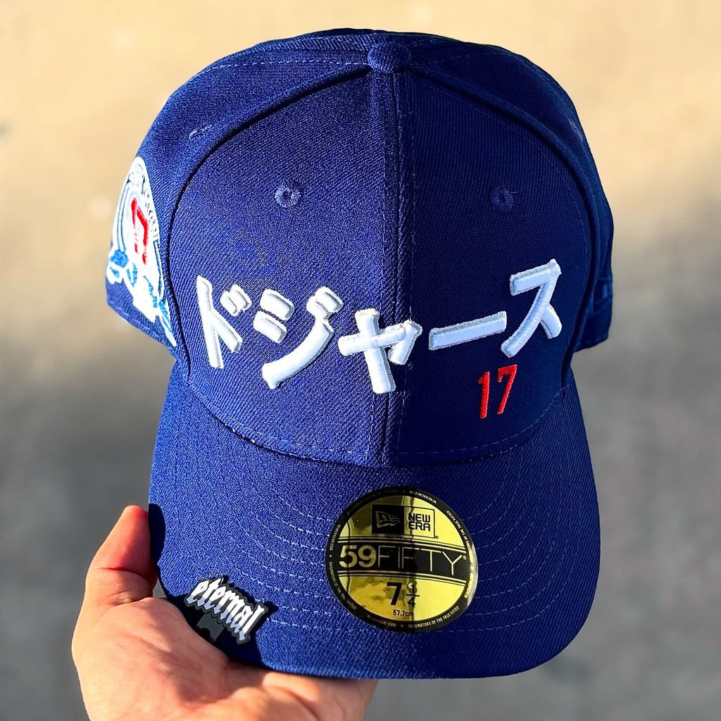 NEW ERA LOS ANGELESDODGERS OHTANI ROYAL BLUE EMBROIDERED CASUAL BASEBALL CAP