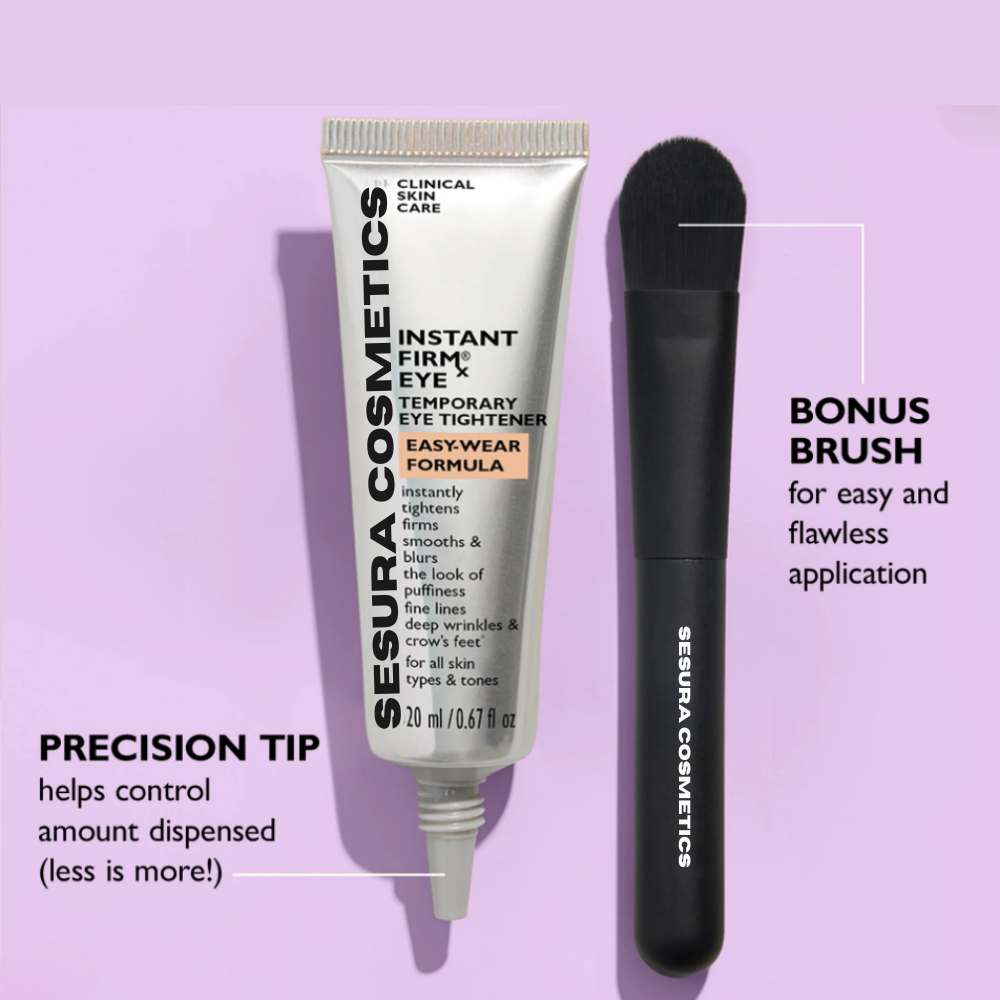 Instant Eye Tightener & Wrinkle Smoother Easy-Wear Serum for Fast Visible Under-Eye Results