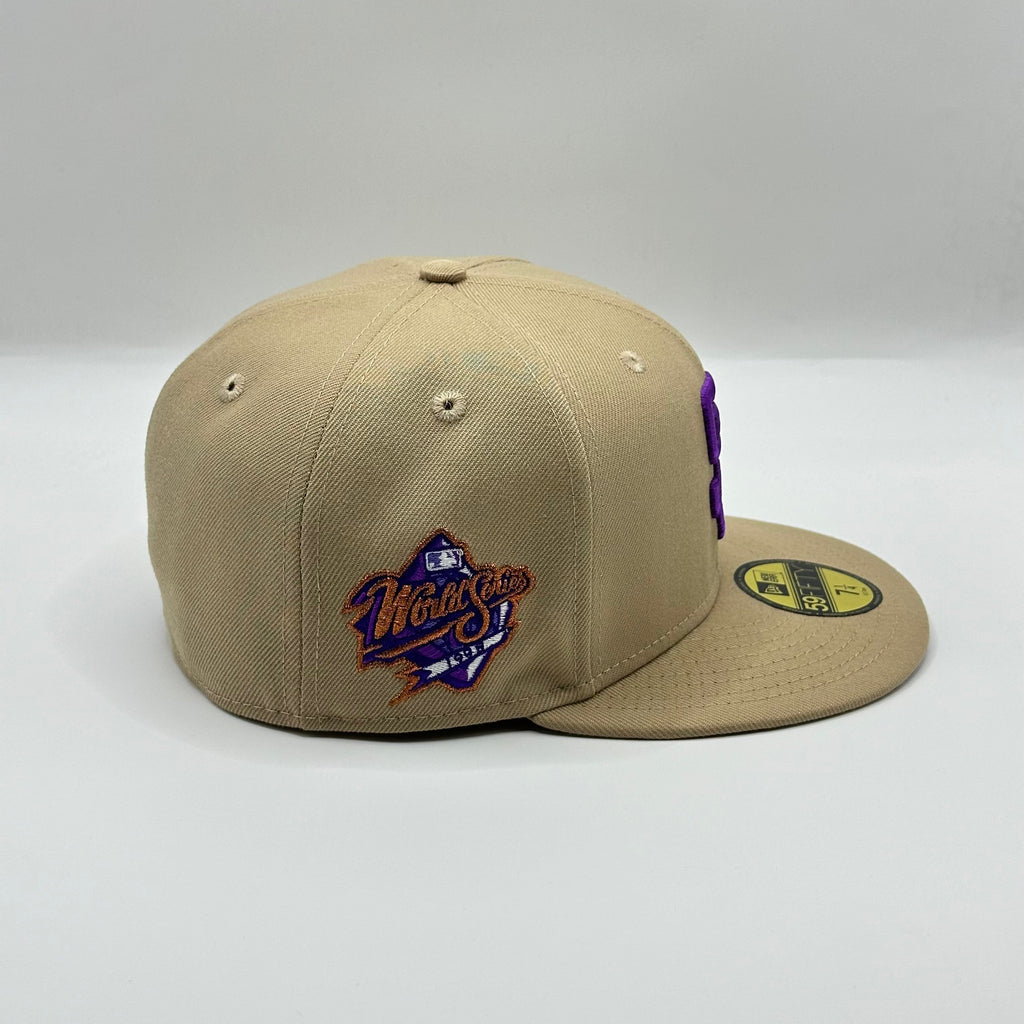NEW ERA PB&J CAMEL SAN DIEGO SD PADRES 1998 WORLD SERIES 59 FITTED HAT CAP