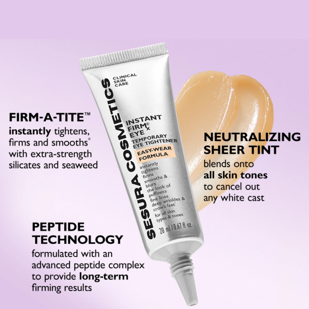 Instant Eye Tightener & Wrinkle Smoother Easy-Wear Serum for Fast Visible Under-Eye Results