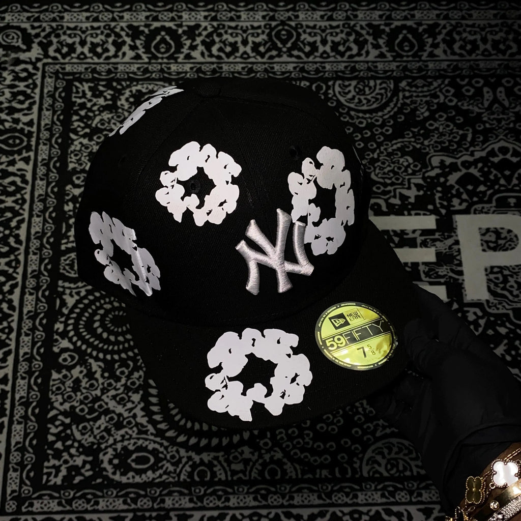 NEW YORK YANKEES DENIM TEARS BLACK FC EXCLUSIVE 59FIFTY