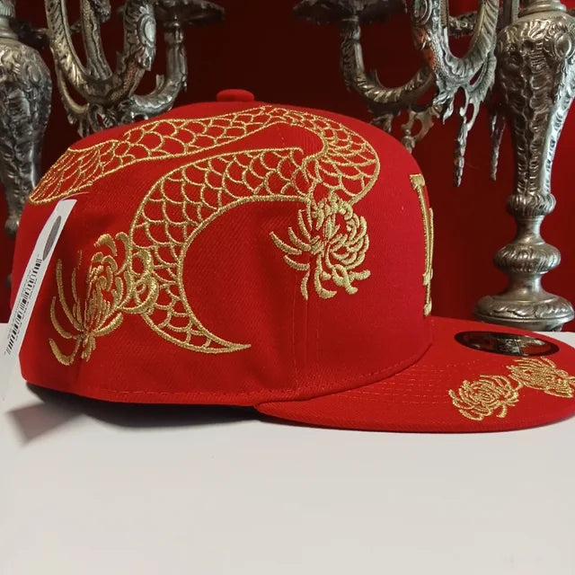 NEW ERA LOS ANGELES DODGERS YEAR OF THE SNAKE EMBROIDERED CASUAL BASEBALL CAP