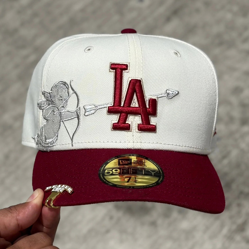 NEW ERA LOS ANGELES DODGERS 59FIFTY FITTED EMBROIDERED CASUAL BASEBALL CAP