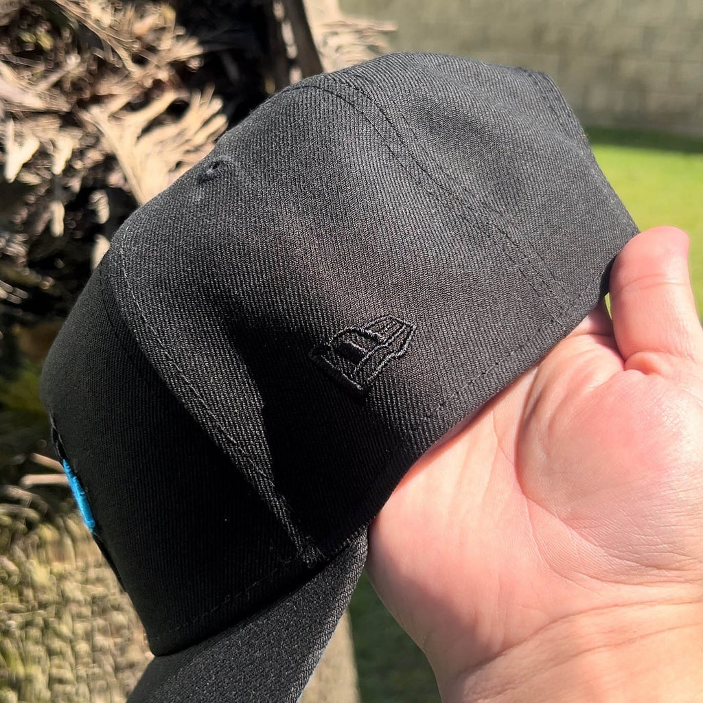 NEW ERA TORONTO BLUE JAYS BLACK BLUE 9FORTY A FRAM EMBROIDERED CASUAL BASEBALL CAP