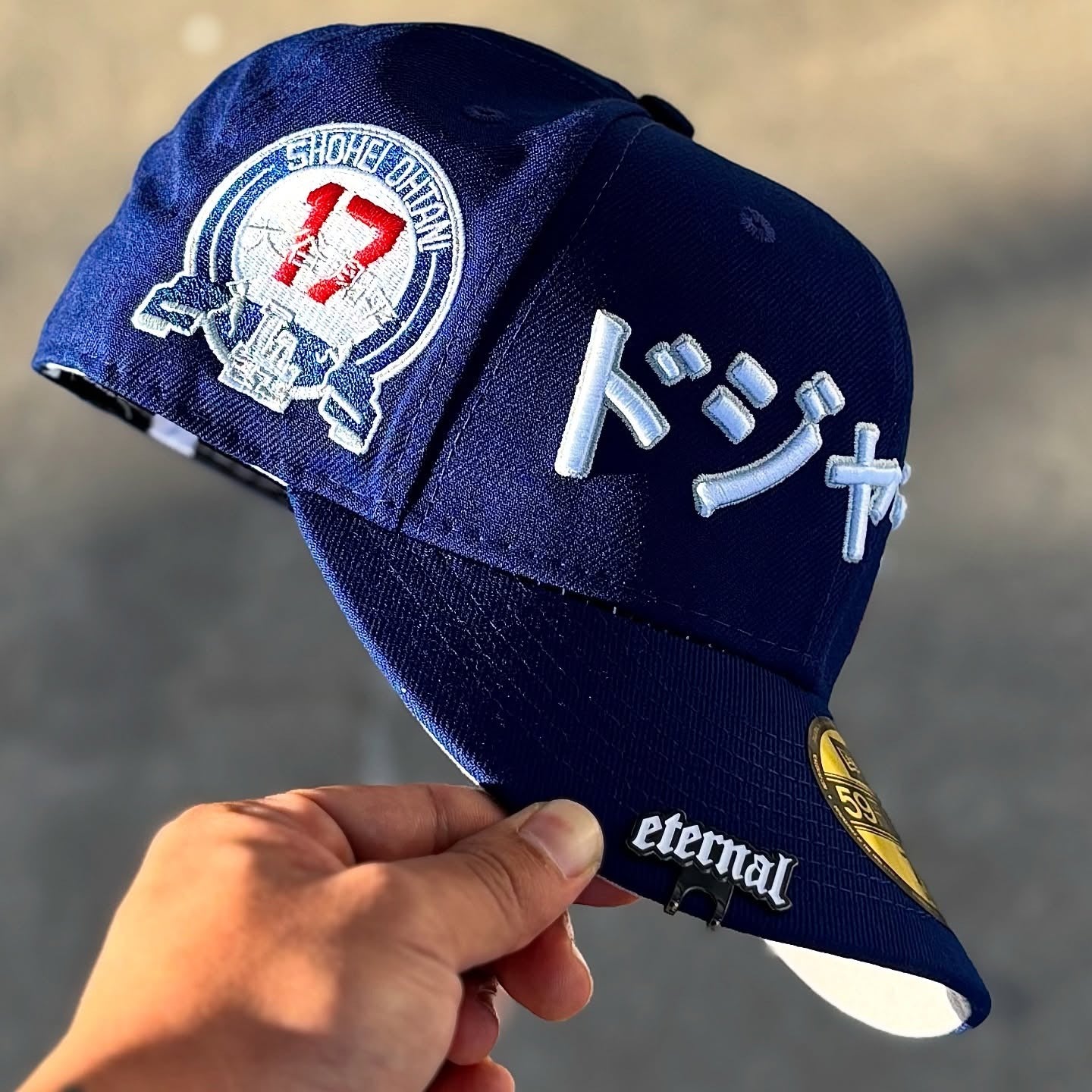 NEW ERA LOS ANGELESDODGERS OHTANI ROYAL BLUE EMBROIDERED CASUAL BASEBALL CAP