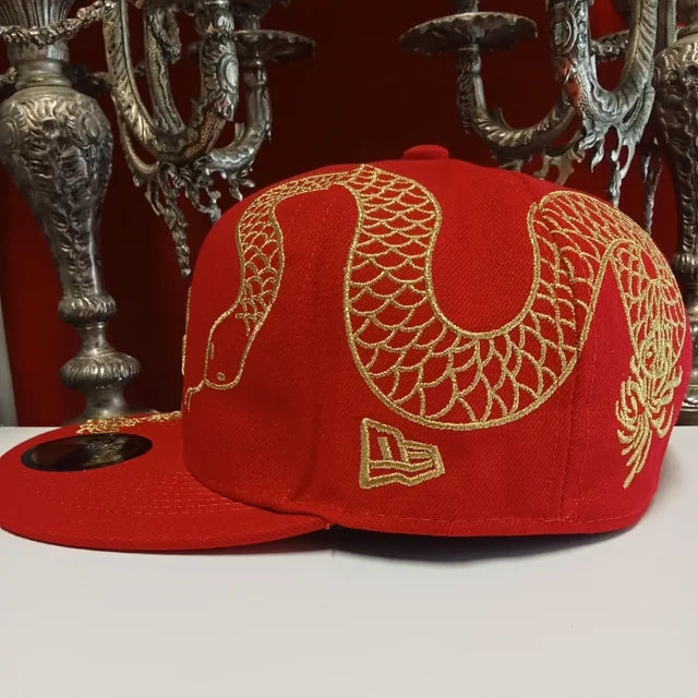 NEW ERA LOS ANGELES DODGERS YEAR OF THE SNAKE EMBROIDERED CASUAL BASEBALL CAP