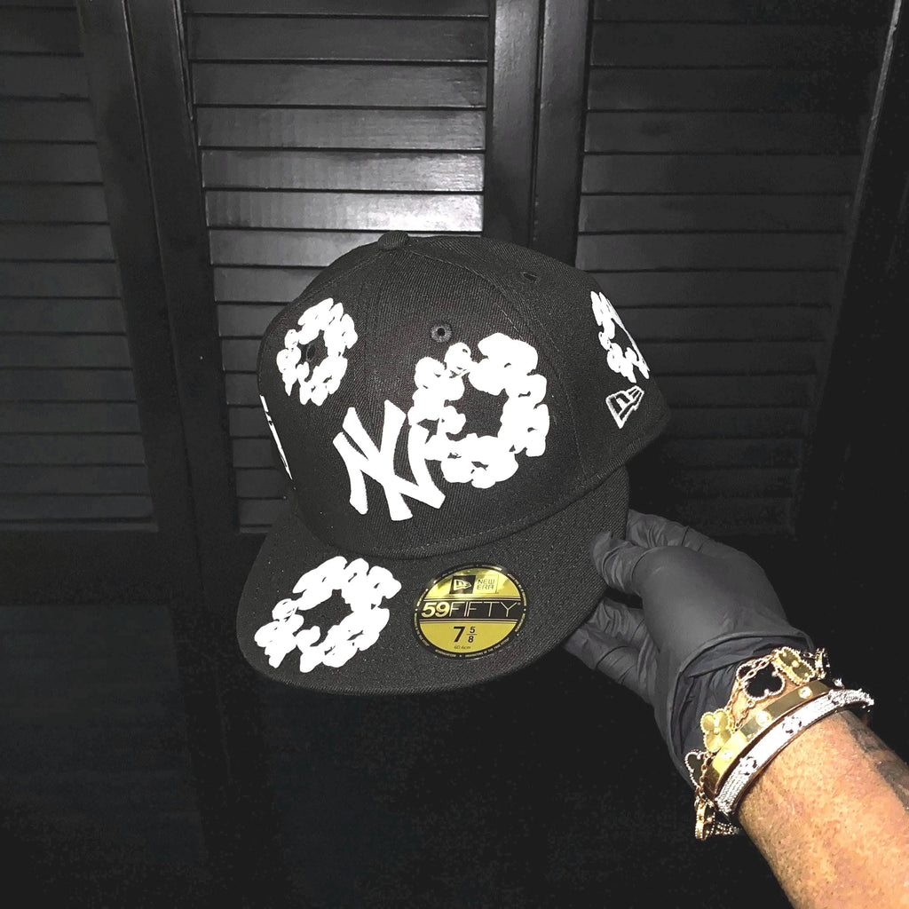 NEW YORK YANKEES DENIM TEARS BLACK FC EXCLUSIVE 59FIFTY