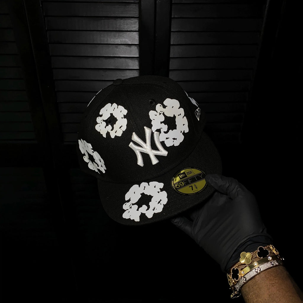 NEW YORK YANKEES DENIM TEARS BLACK FC EXCLUSIVE 59FIFTY